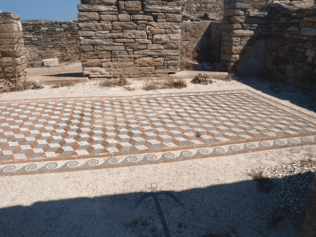 Mosaic at Delos, Greece (3rd C BC)