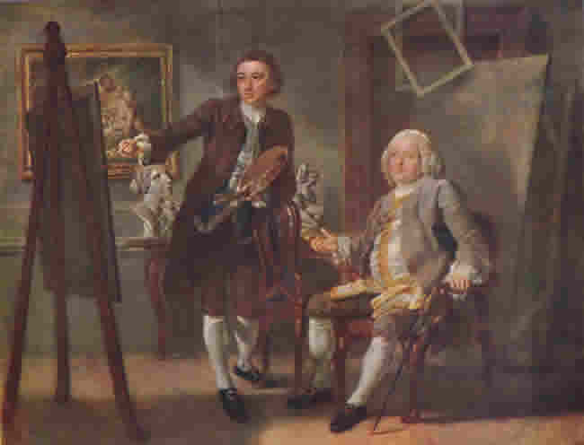 Robert Walpole First Earl Of Orford Kg In The Studio Of Francis Hayman Ra Circa 1748-1750