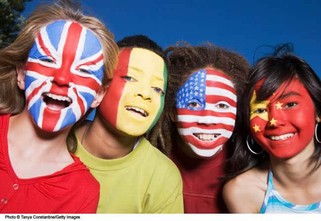 Face Painting Flag Designs