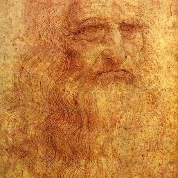Leonardo da Vinci - Self-Portrait, ca. 1512