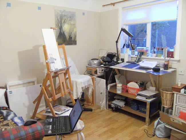 Painting studio
