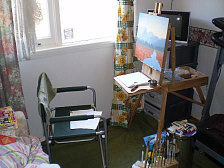 Claude's Painting Studio