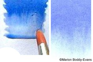 Watercolor Painting Techniques Photo of How to Paint a Graded Wash