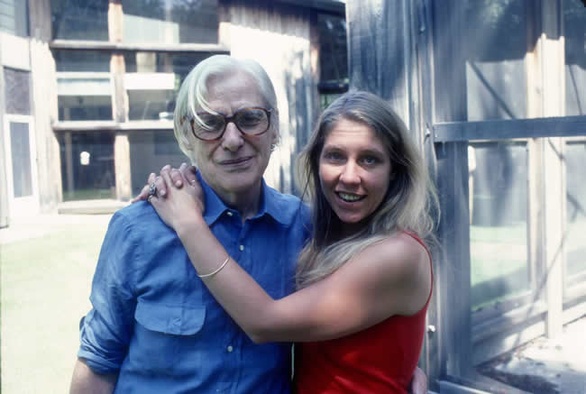 Willem de Kooning and daughter Lisa